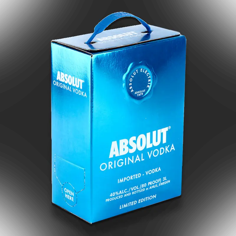 Горілка Absolut класична 3л (тетрапак)